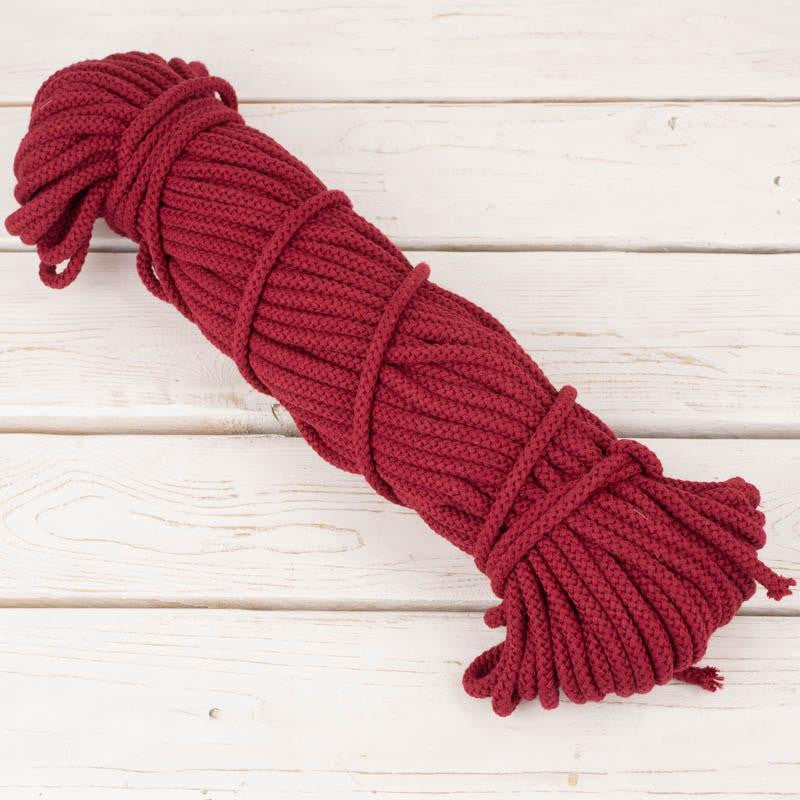 Dunkelrot Kordel 8mm